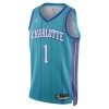 NBA Charlotte Hornets Trikot LaMelo Ball Jordan 2023-24 Classic Edition Teal Swingman - Herren